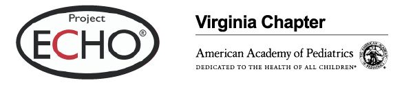 ECHO_VA-AAP Logo Project ECHO and Virginia Chapter American Academy of Pediatrics Logos